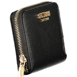 Nero Poliuretano Women Wallet