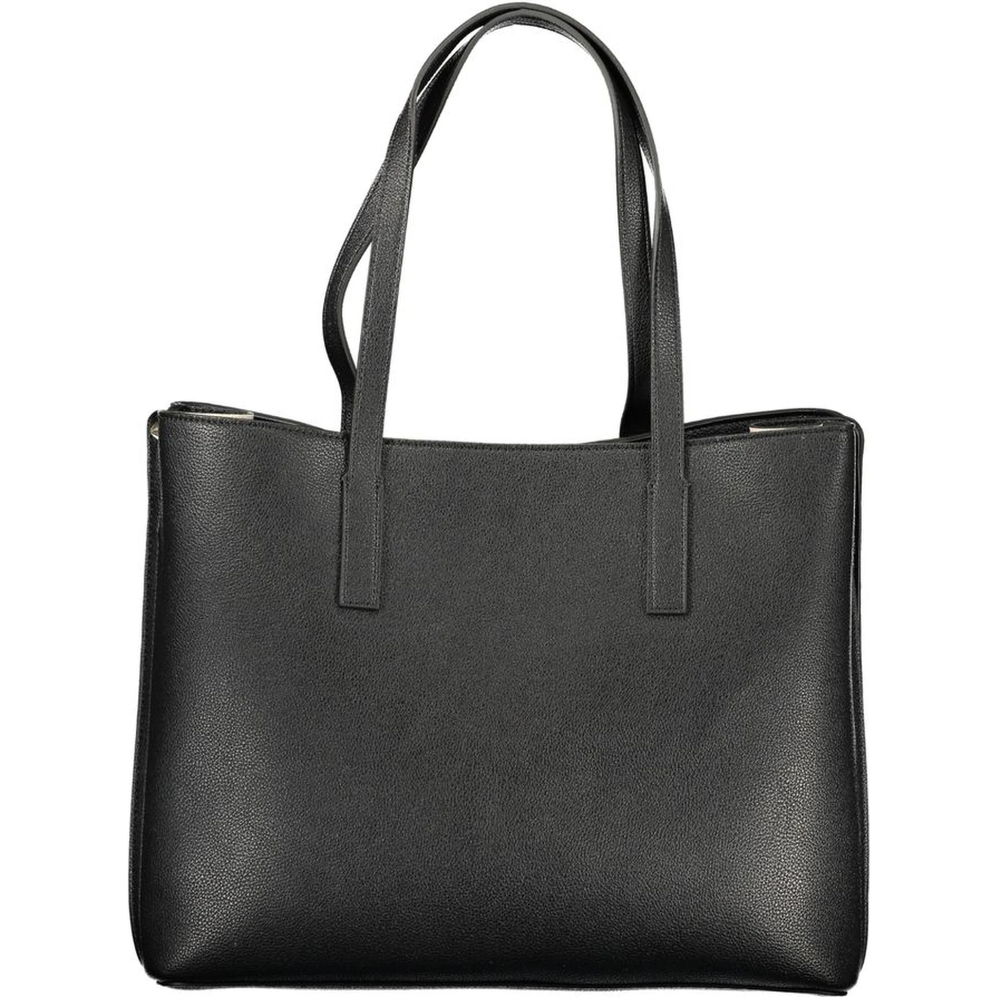 Black Polyurethane Women's Handbag