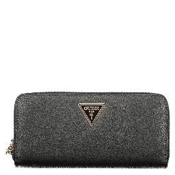 محفظة نسائية سوداء من البولي يوريثان