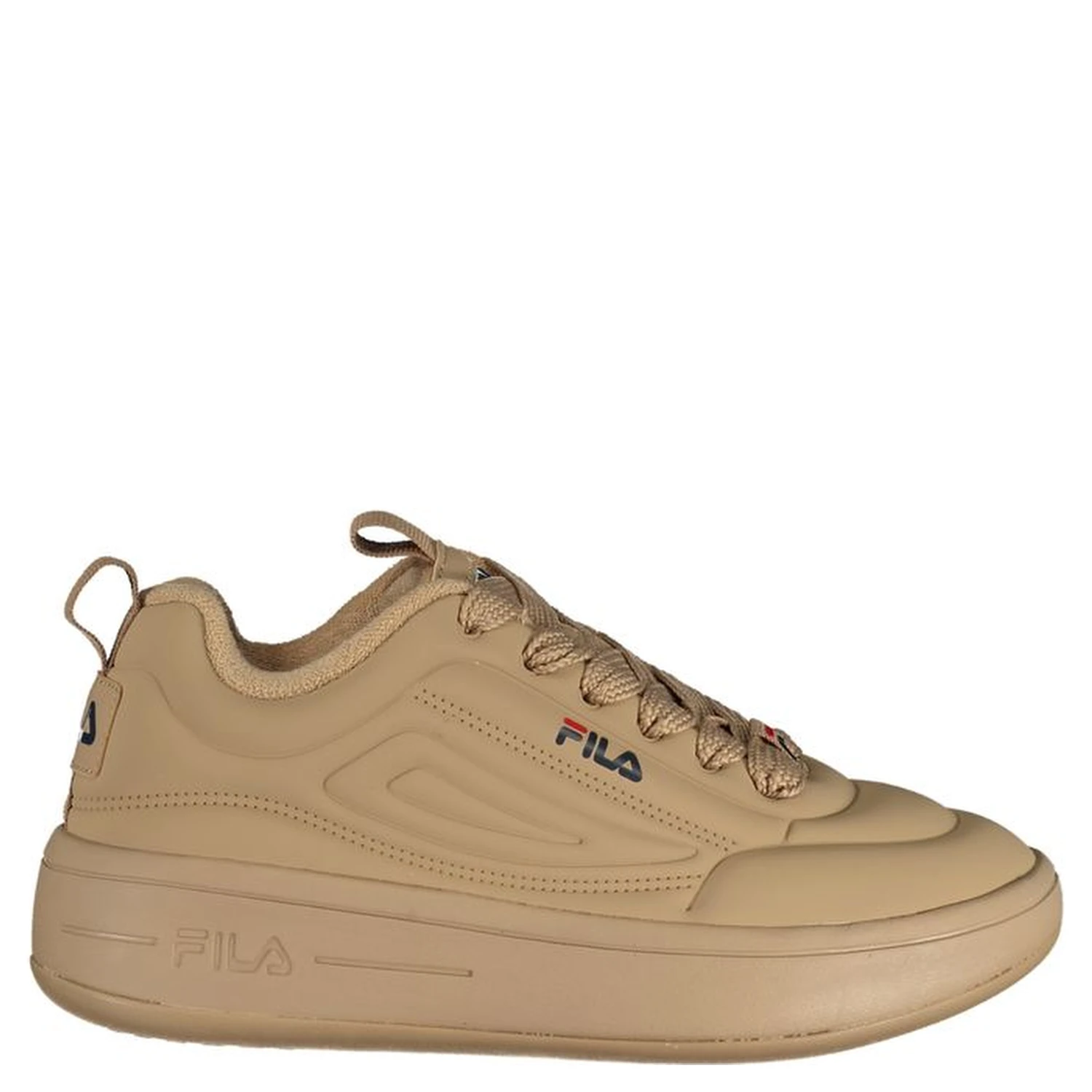 Brown Polyester Athletic Sneakers