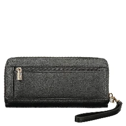 محفظة نسائية سوداء من البولي يوريثان