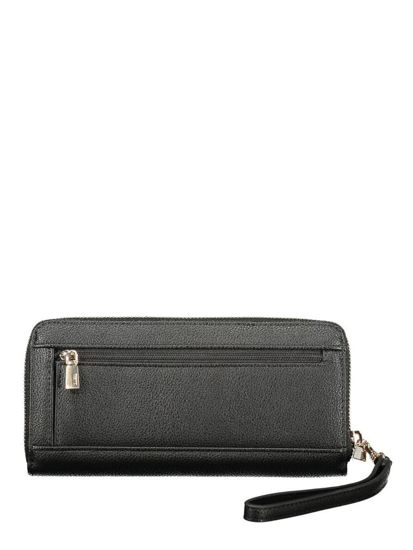 محفظة نسائية سوداء من البولي يوريثان