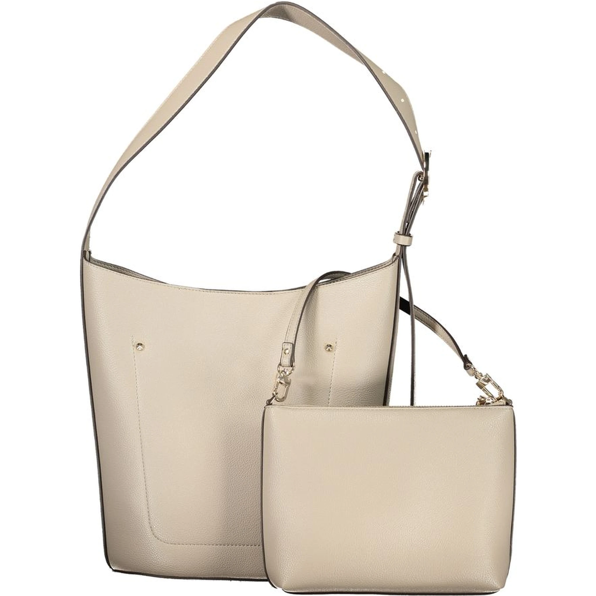 Grigio Poliuretano Women Handbag