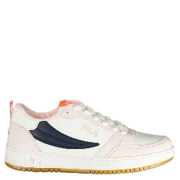 Pink Polyester Athletic Sneakers