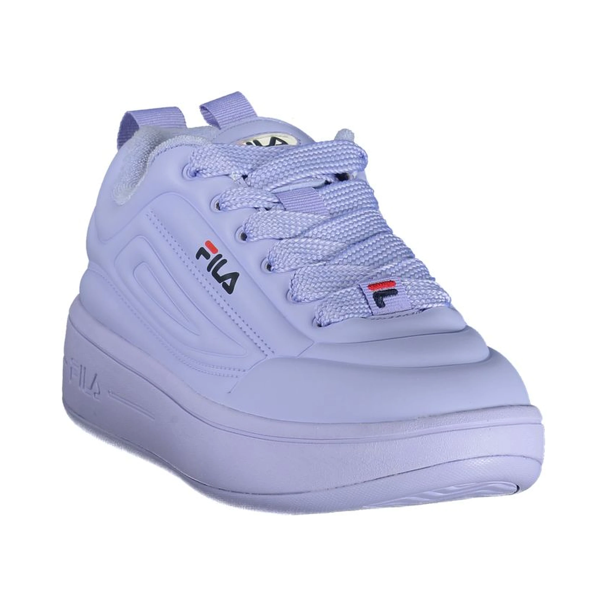 Blue Polyester Athletic Sneakers