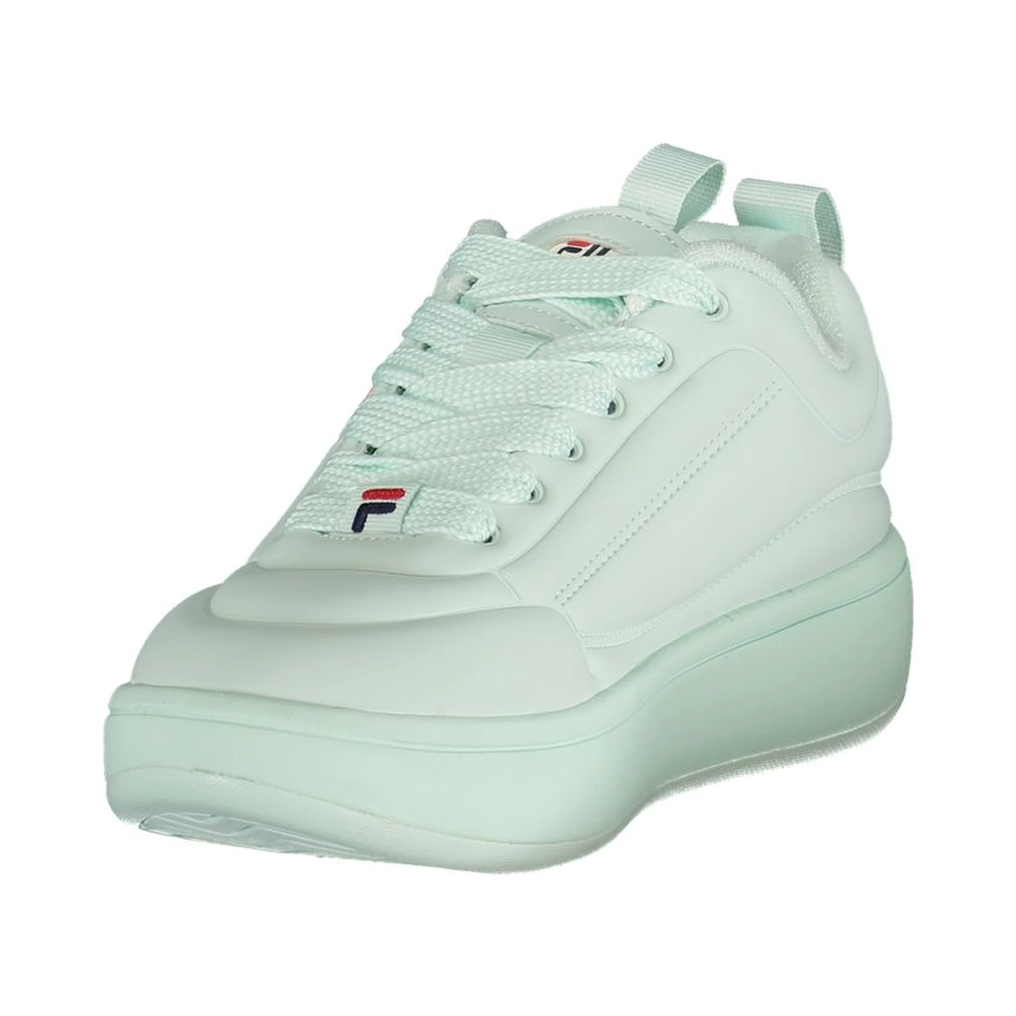 Blue Polyester Athletic Sneakers