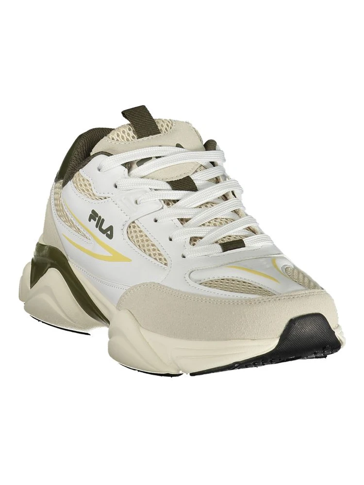 White Polyester Athletic Sneakers alternative