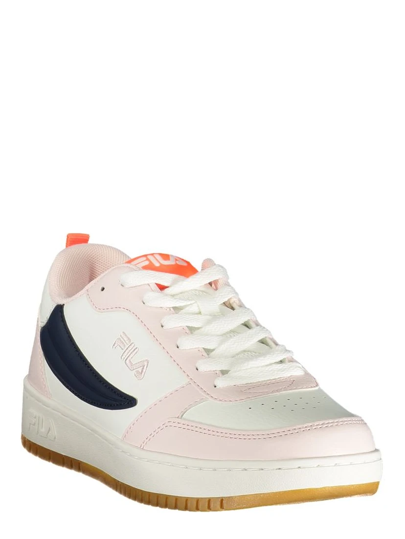 Pink Polyester Athletic Sneakers