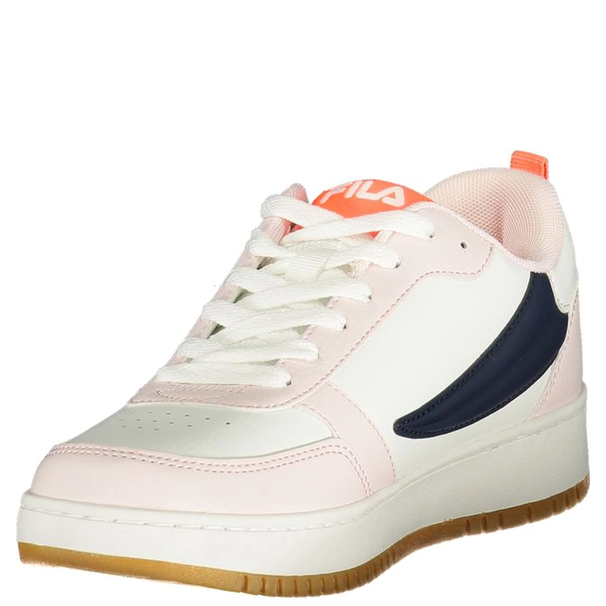 Pink Polyester Athletic Sneakers