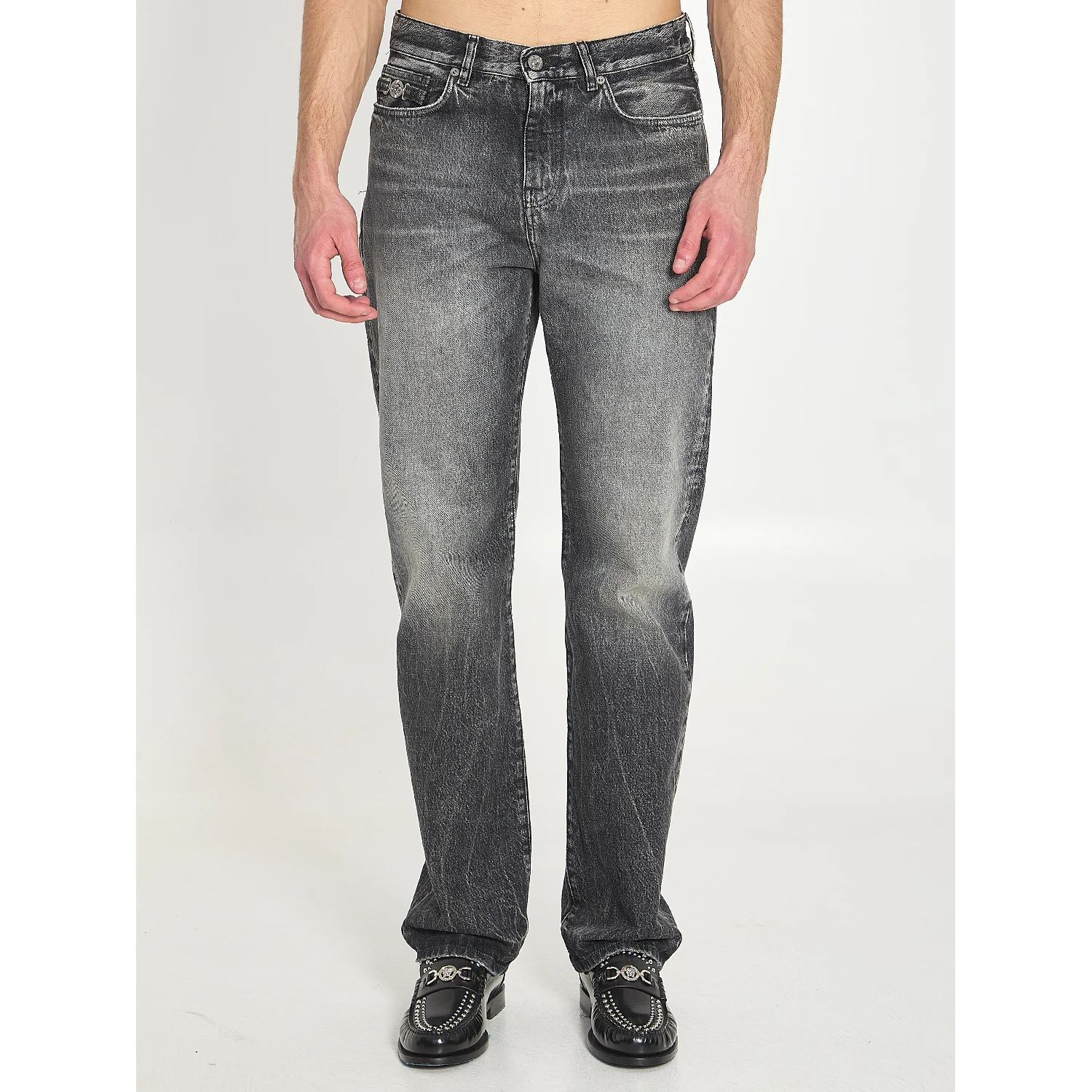 Stone washed jeans