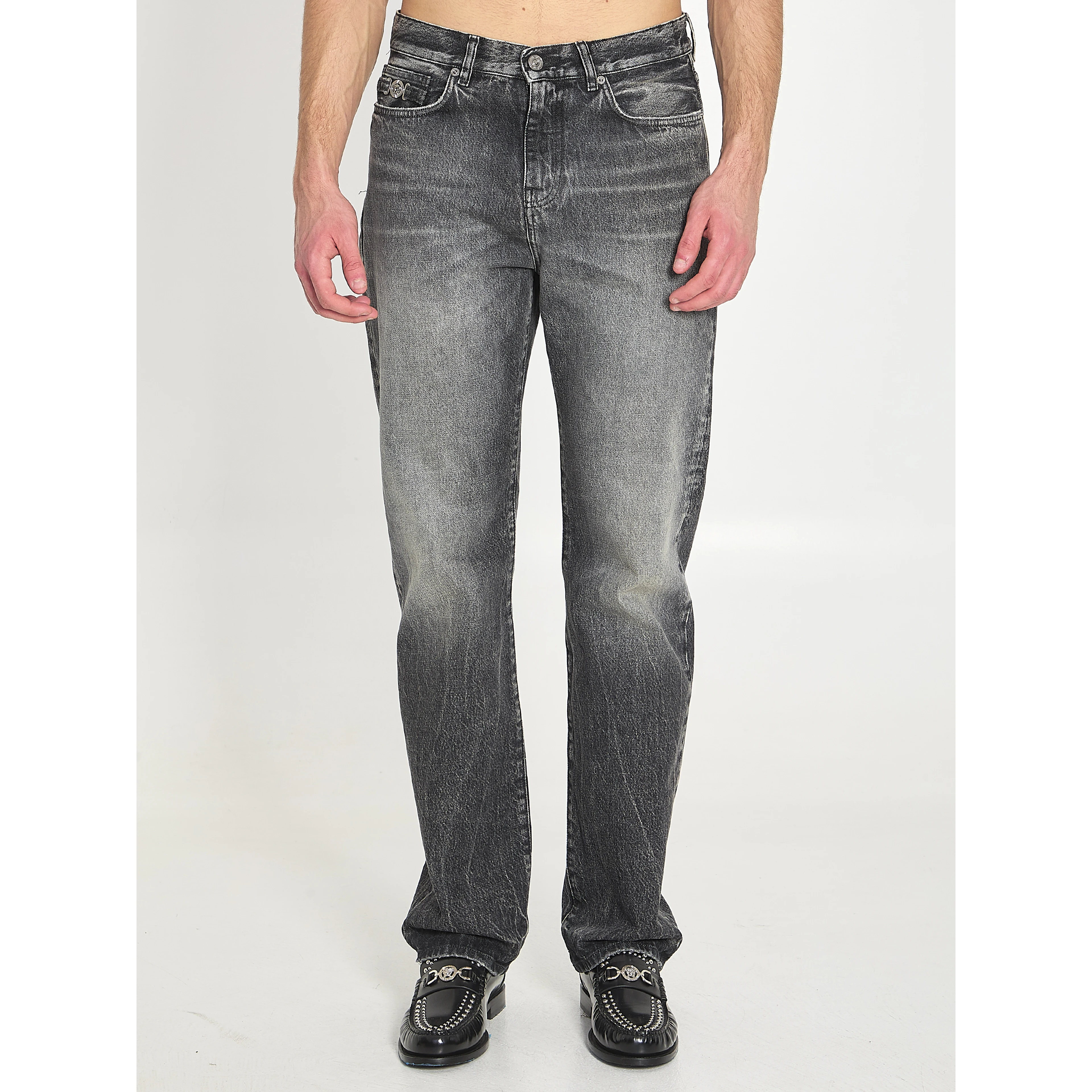 Stone washed jeans
