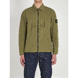 Ripstop cotton overshirt