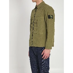 Ripstop cotton overshirt
