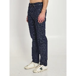 Regular denim pants