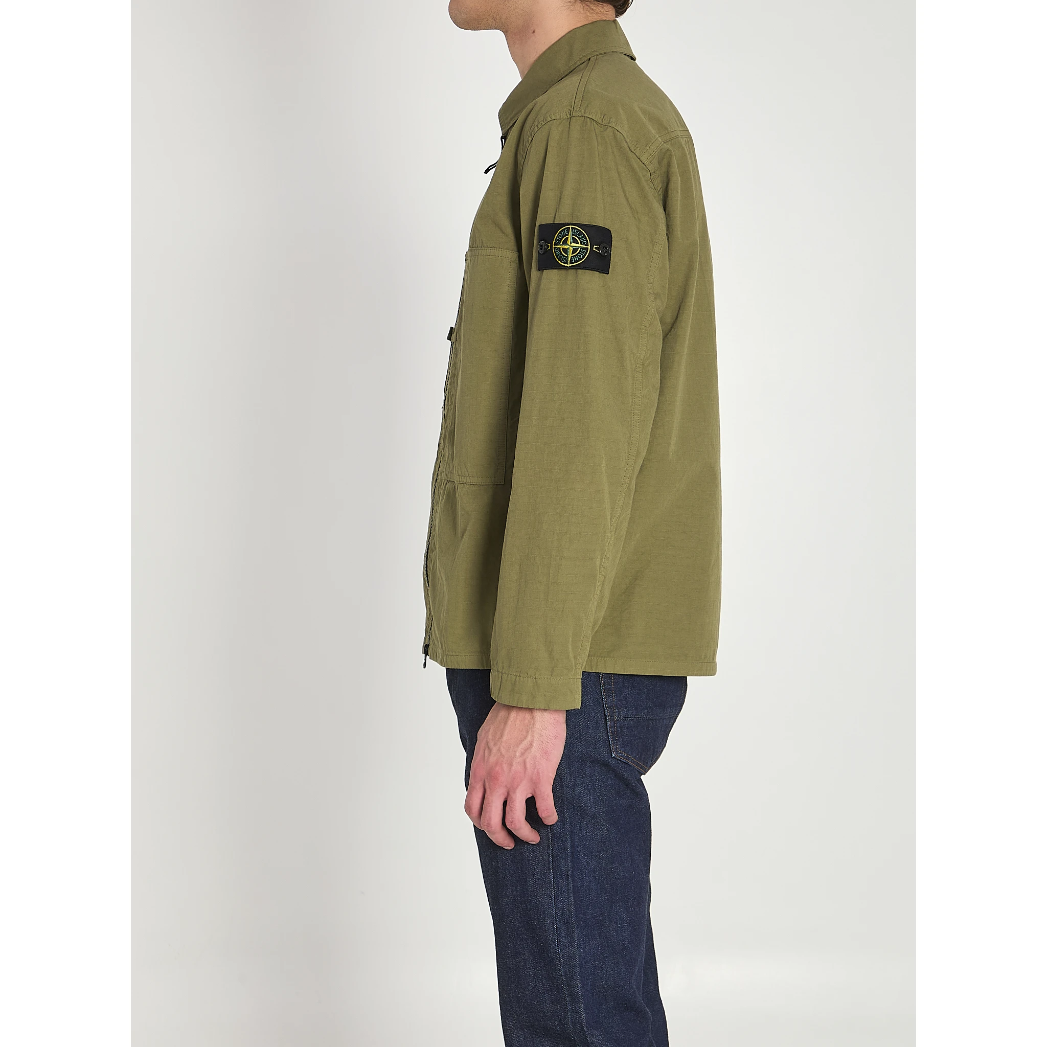 Ripstop cotton overshirt