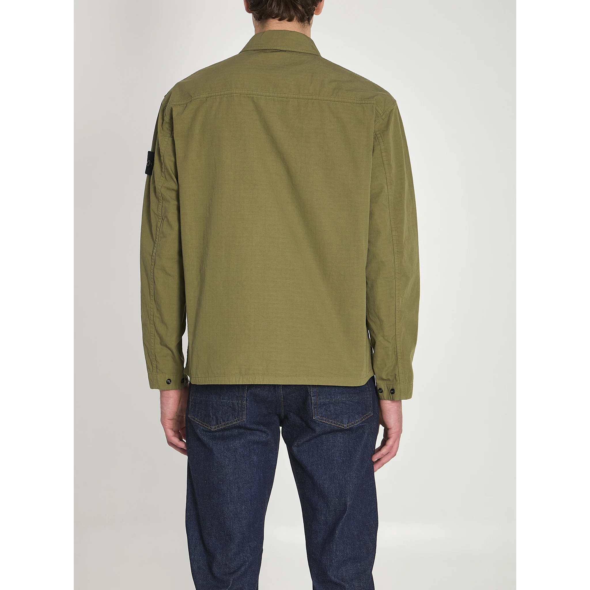 Ripstop cotton overshirt