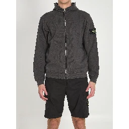 Hooded sweatshirt with zip