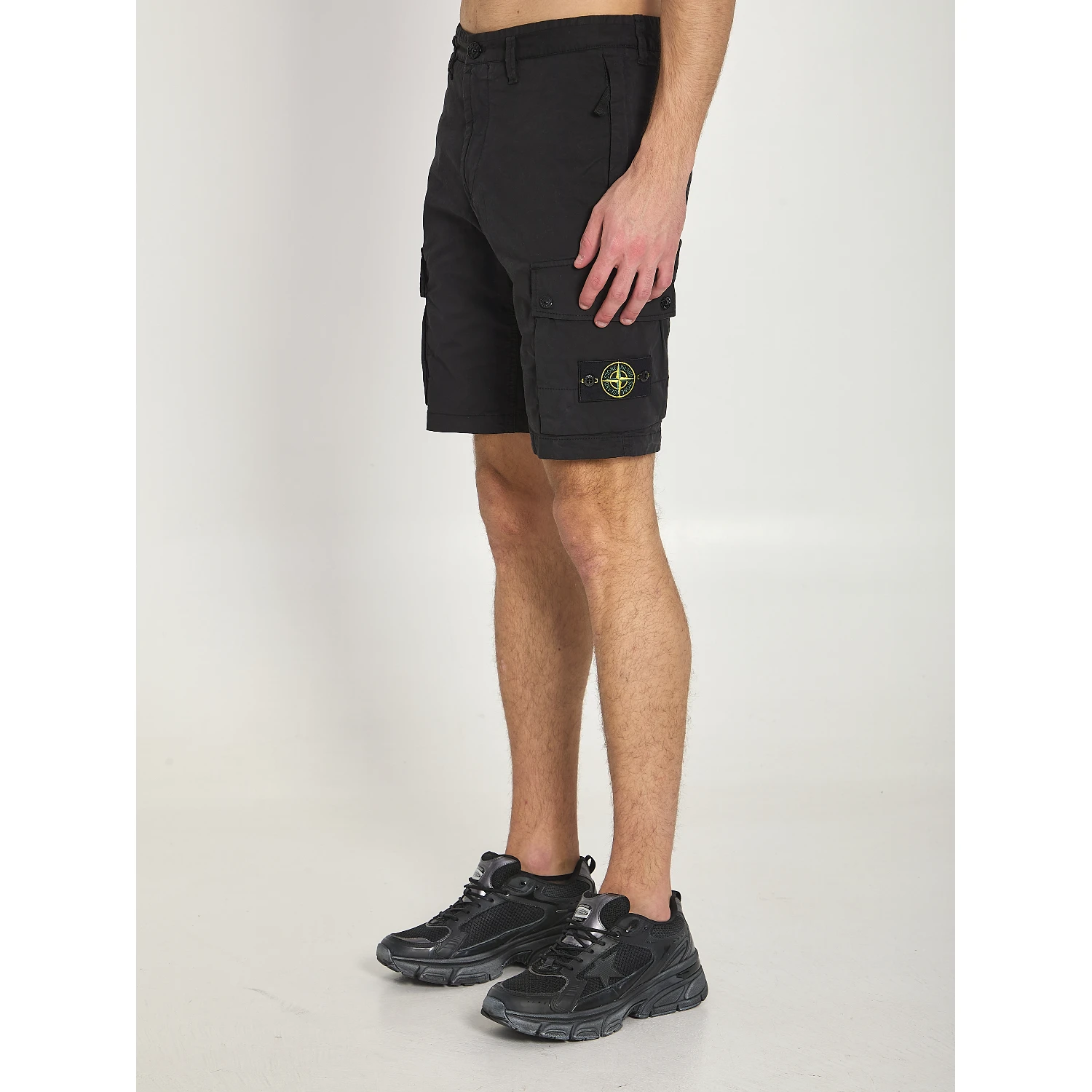 Slim bermuda black