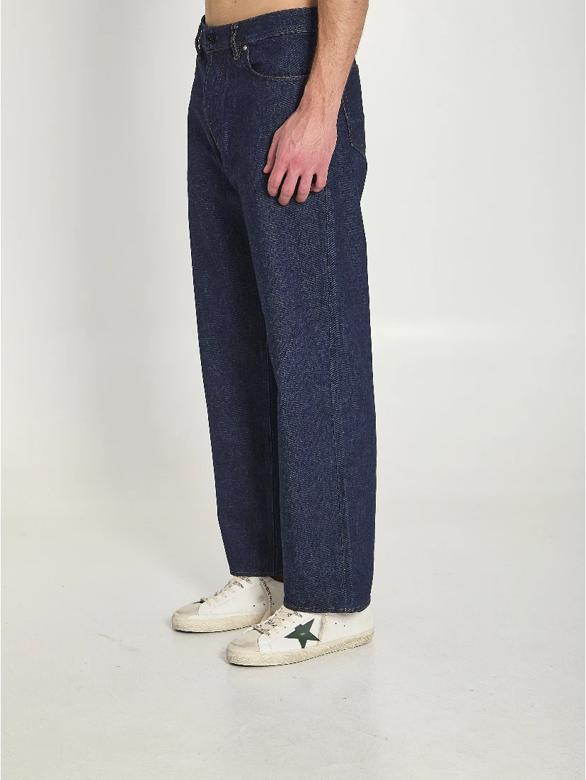 Loose denim pants