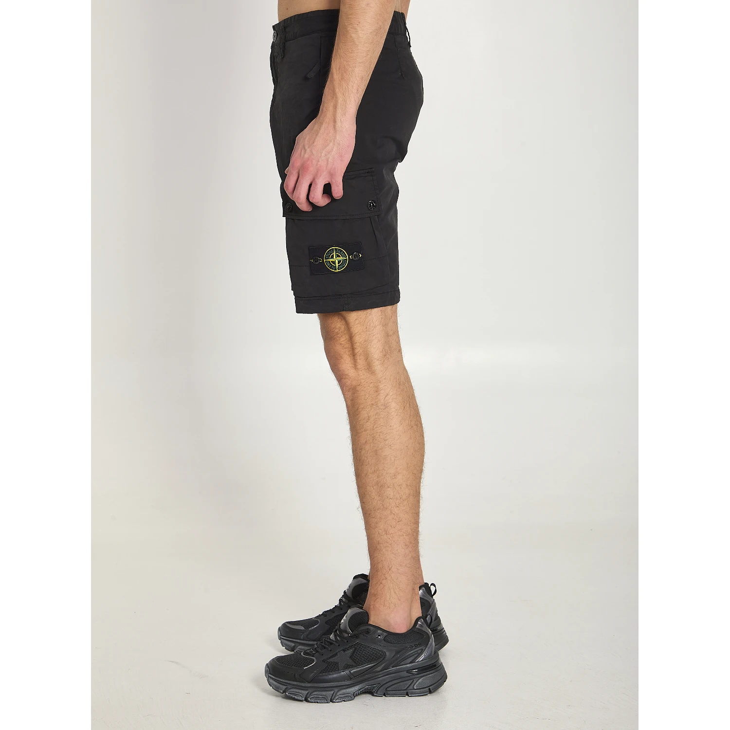 Slim bermuda black
