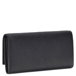 محفظة بوس توروس من جلد العجل الأسود