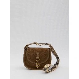 Messenger suede bag mini