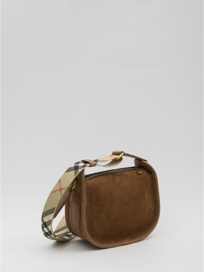 Messenger suede bag mini