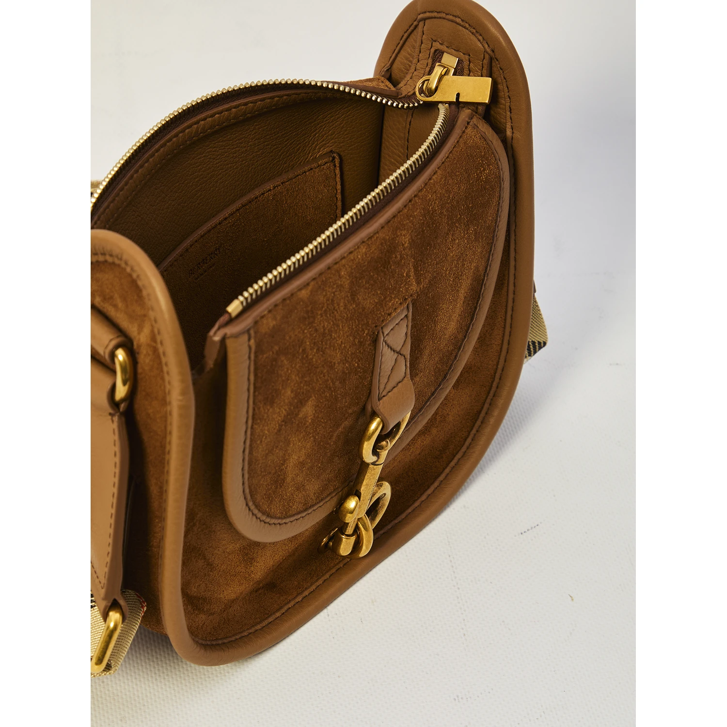 Messenger suede bag mini