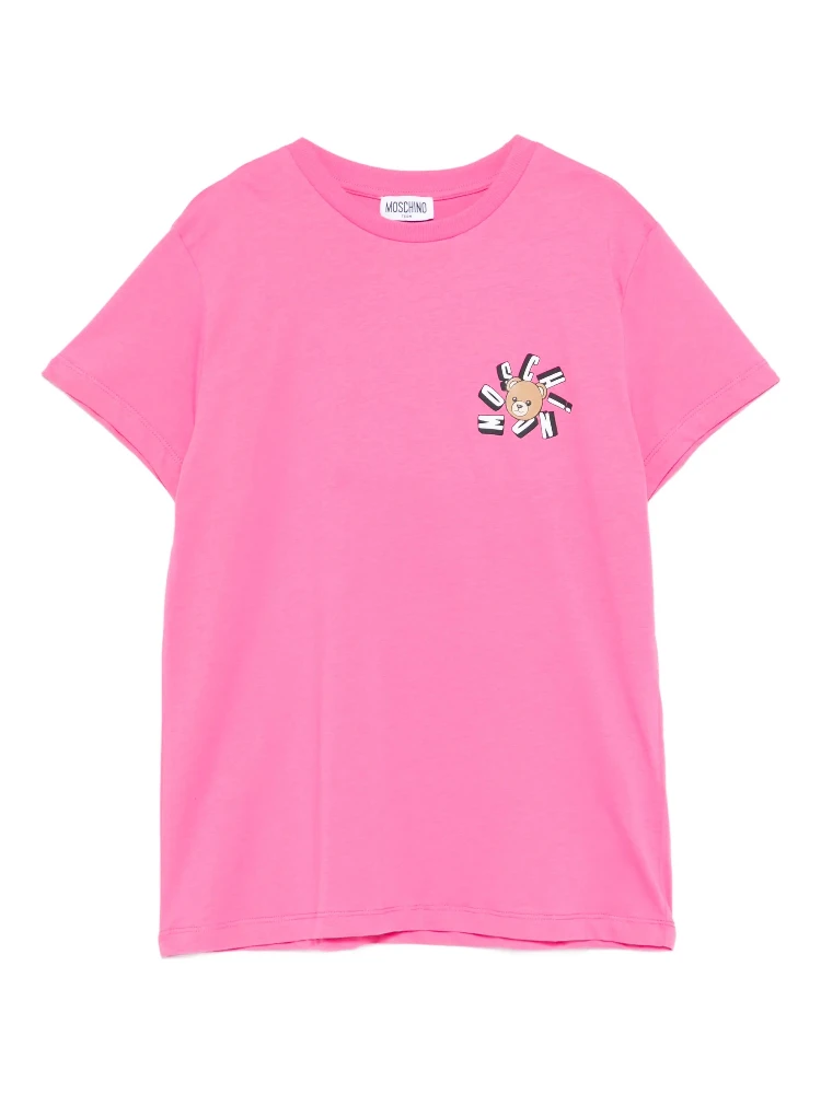 MOSCHINO KIDS T-shirts and Polos Fuchsia