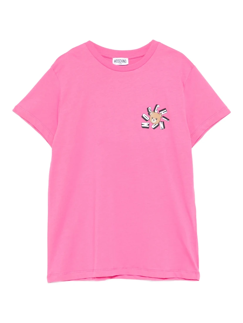 MOSCHINO KIDS T-shirts and Polos Fuchsia