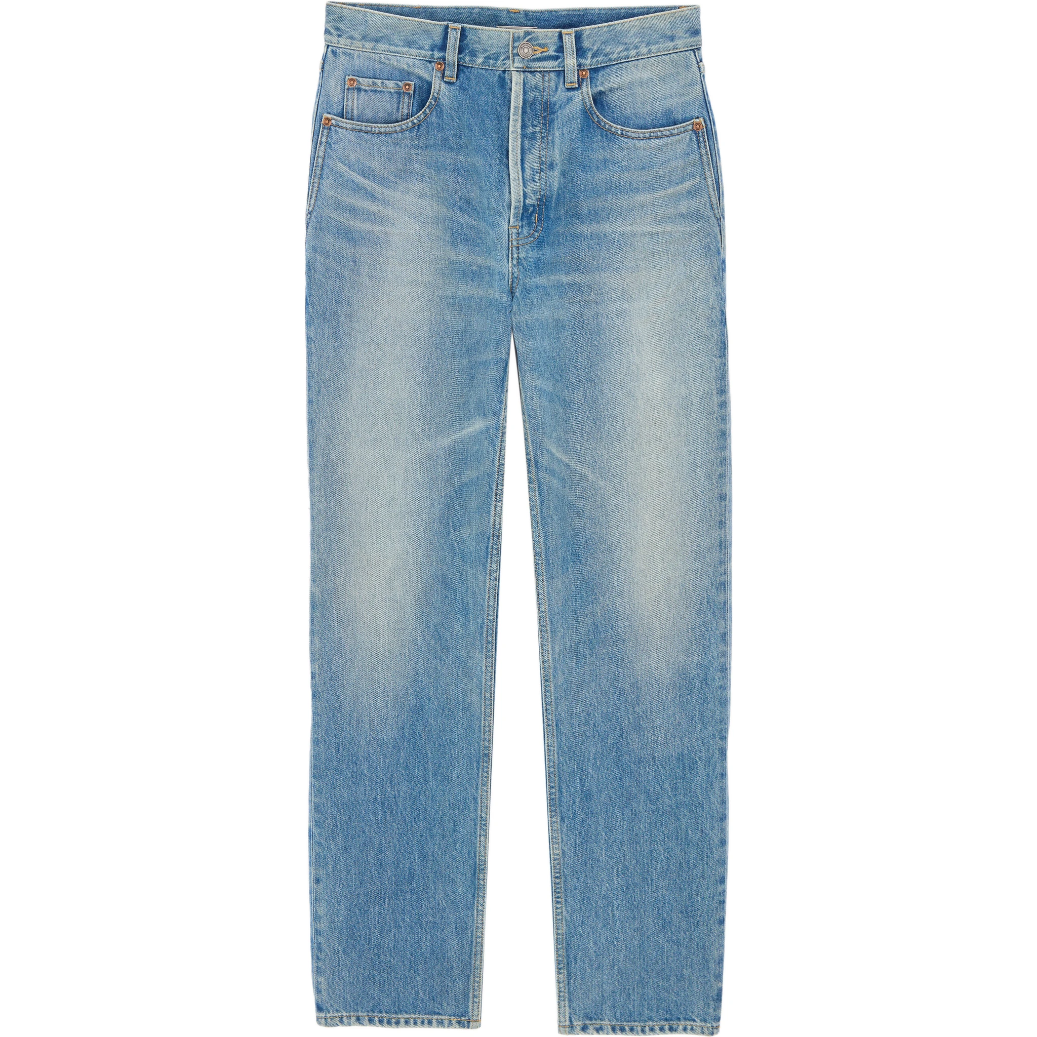 جينز سان لوران أزرق