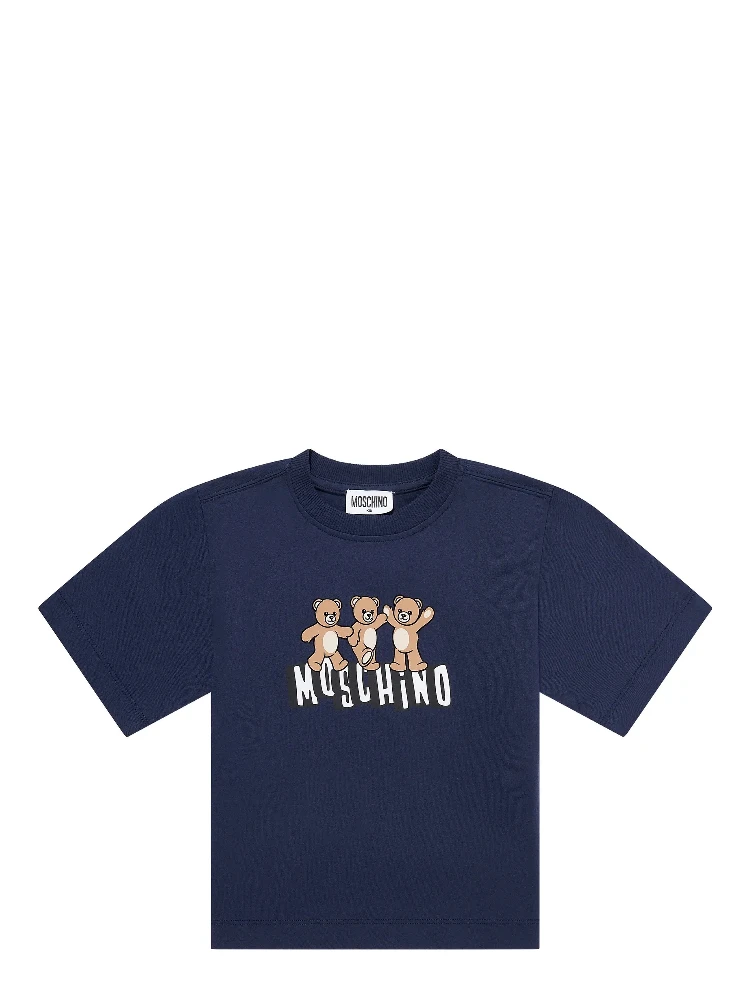 MOSCHINO KIDS T-shirts and Polos Blue