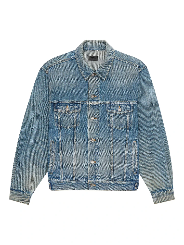 جاكيتات سان لوران زرقاء