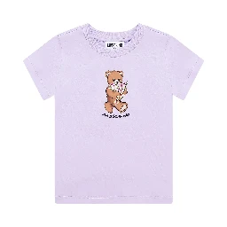 MOSCHINO KIDS T-shirts and Polos Purple