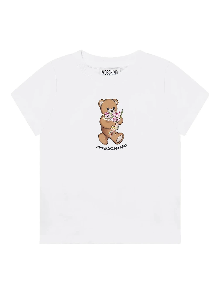 MOSCHINO KIDS T-shirts and Polos White