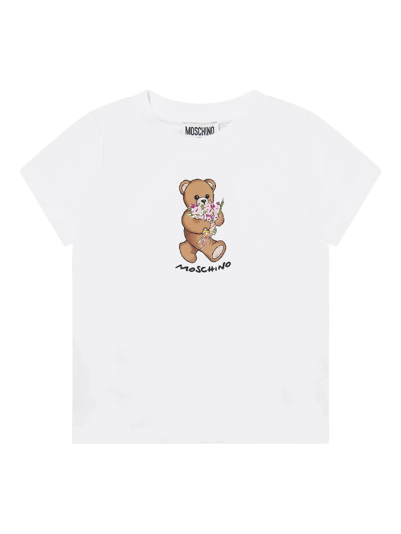 MOSCHINO KIDS T-shirts and Polos White