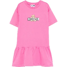 فساتين موسكينو للأطفال باللون الفوشيا