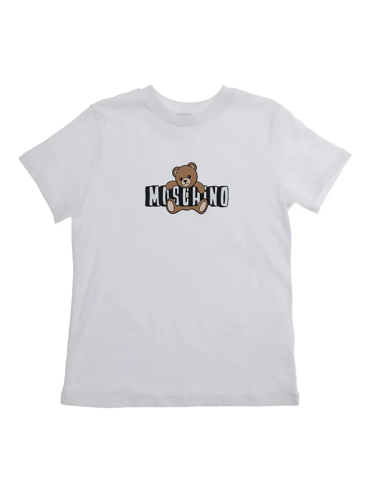 MOSCHINO KIDS T-shirts and Polos White