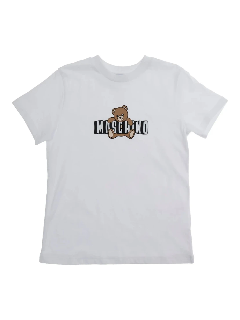 MOSCHINO KIDS T-shirts and Polos White