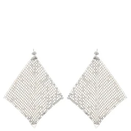 Silver Brass Earrings