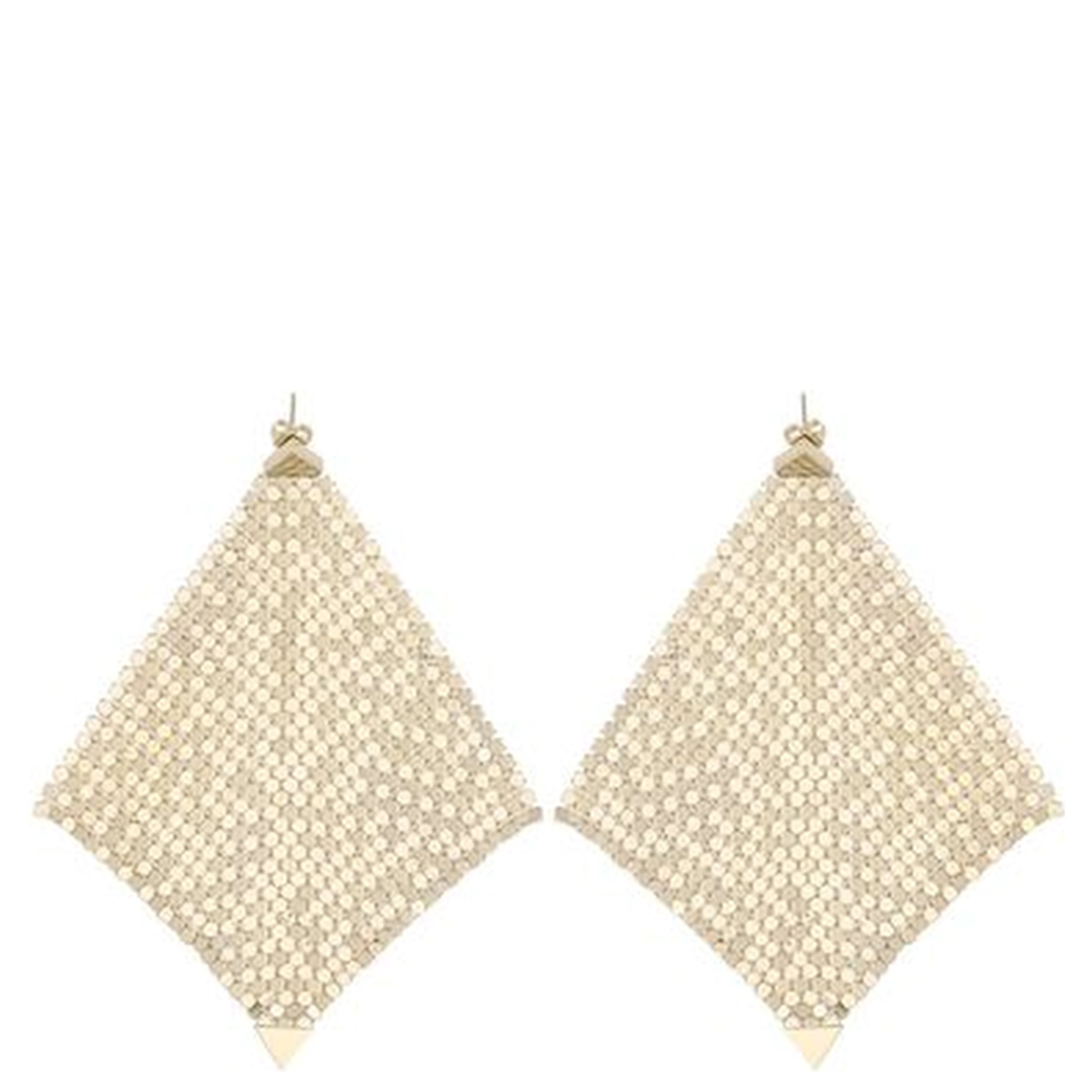 Gold Brass Earrings