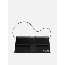 Black  leather Le Bambino Long bag