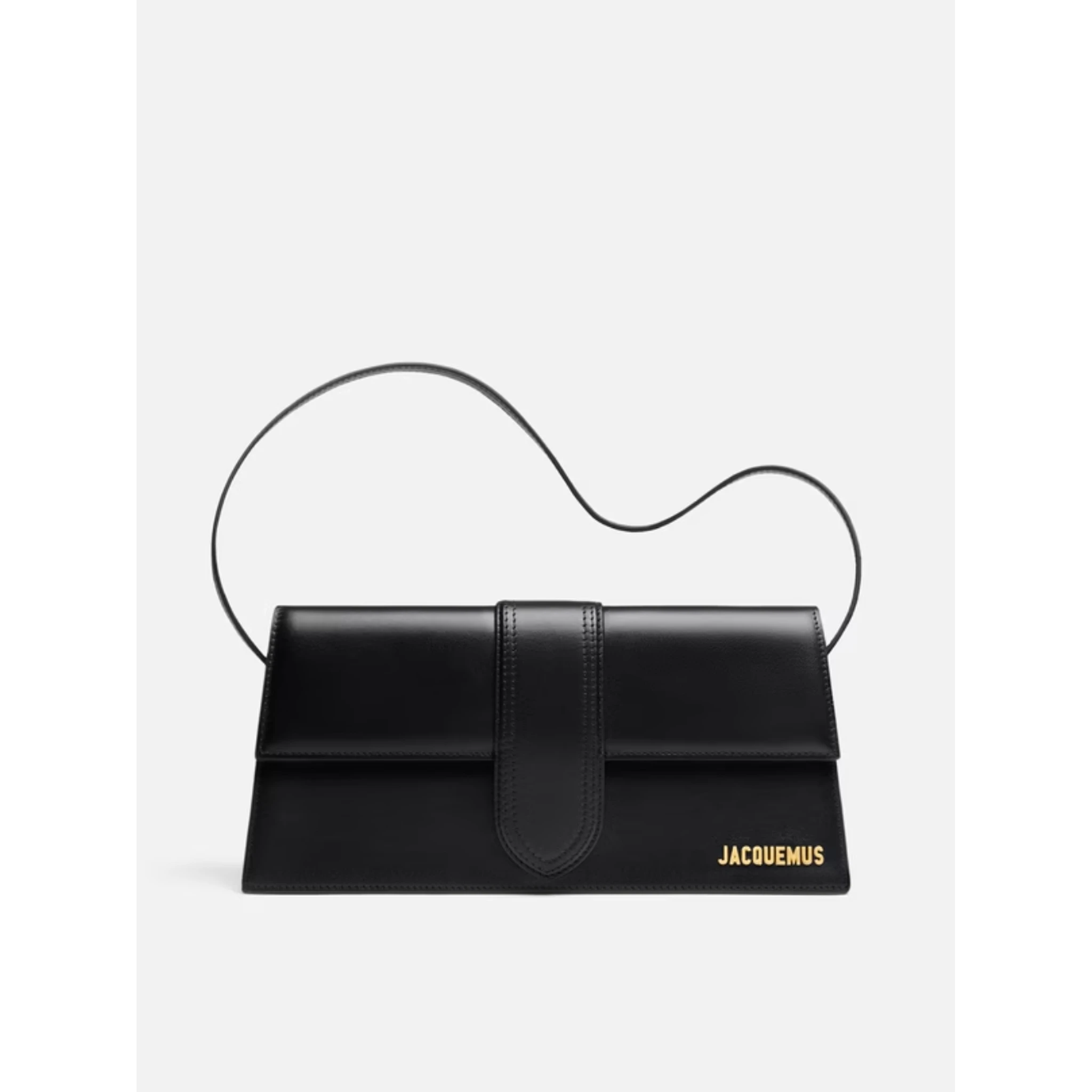 Black  leather Le Bambino Long bag
