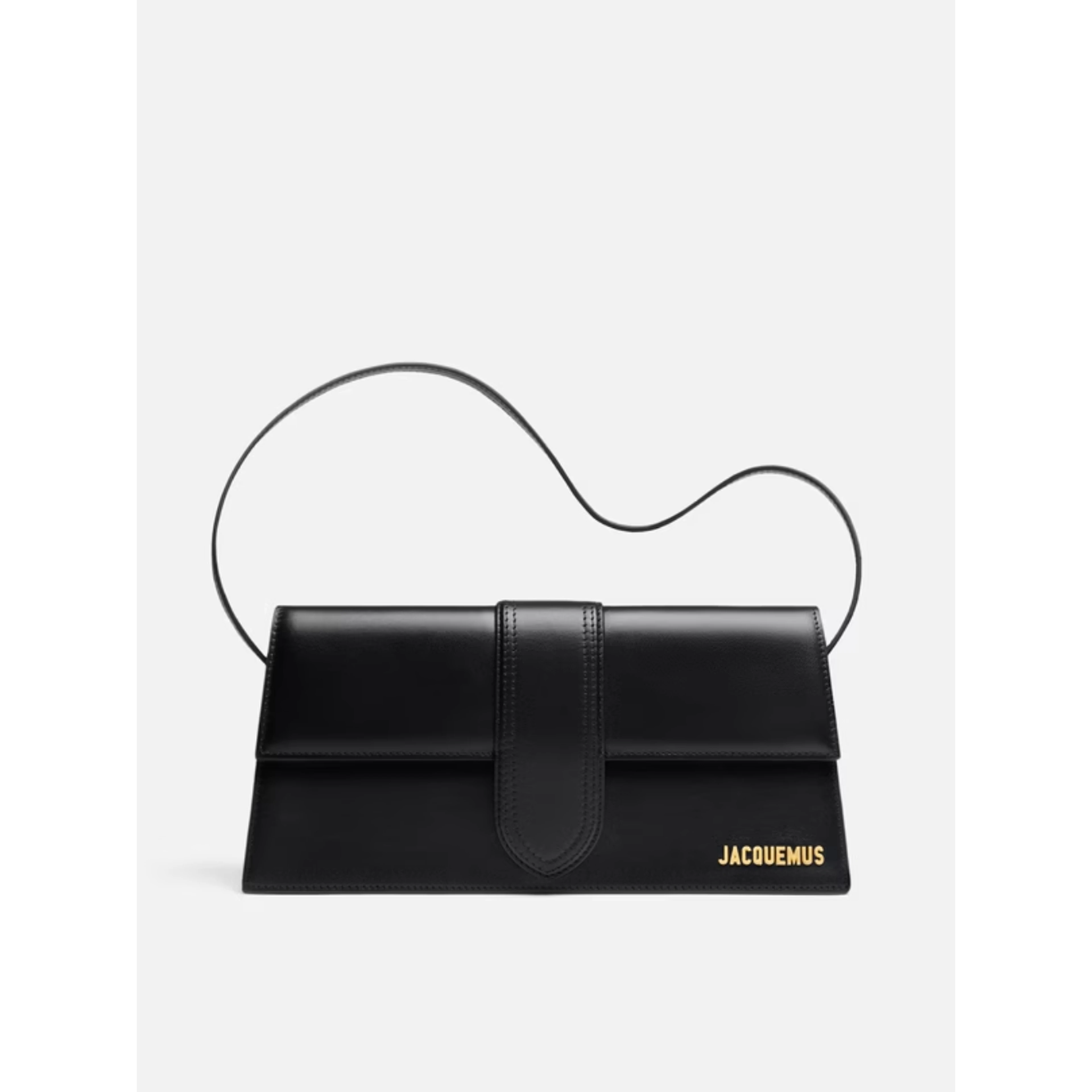 Black  leather Le Bambino Long bag