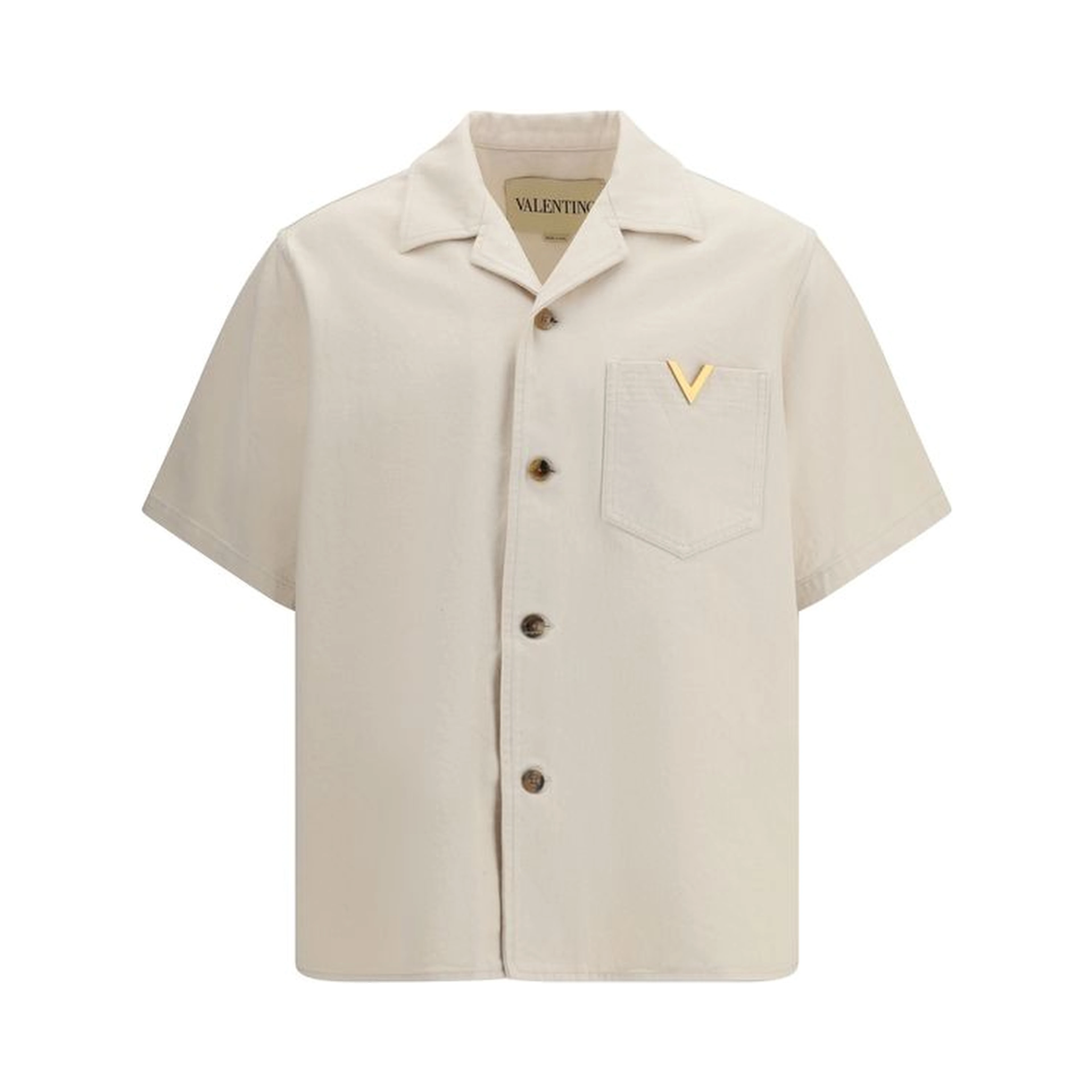 Beige Denim Shirt