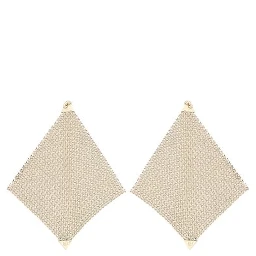 Gold Brass Earrings