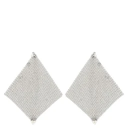 Silver Brass Earrings