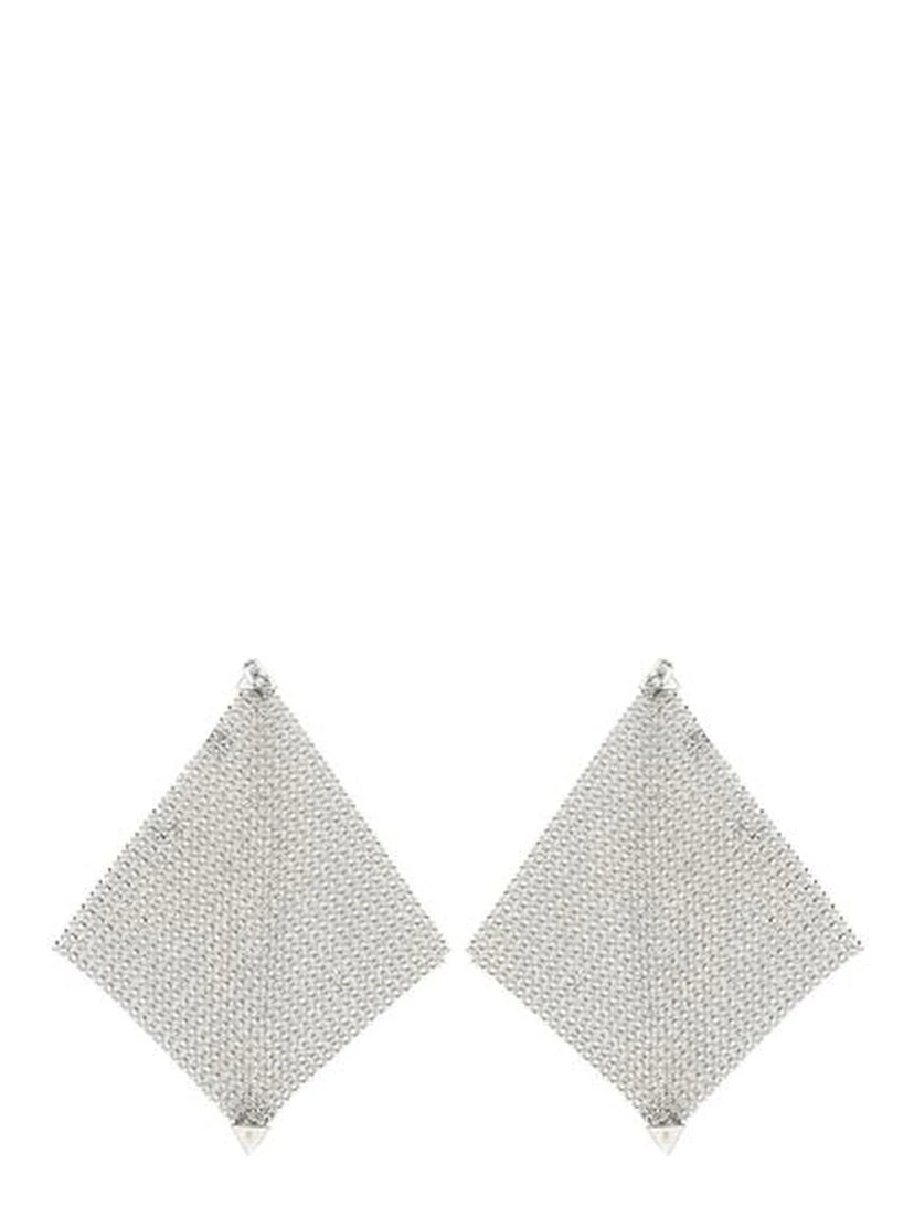 Silver Brass Earrings