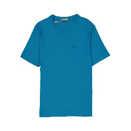 Blue Cotton T-Shirt