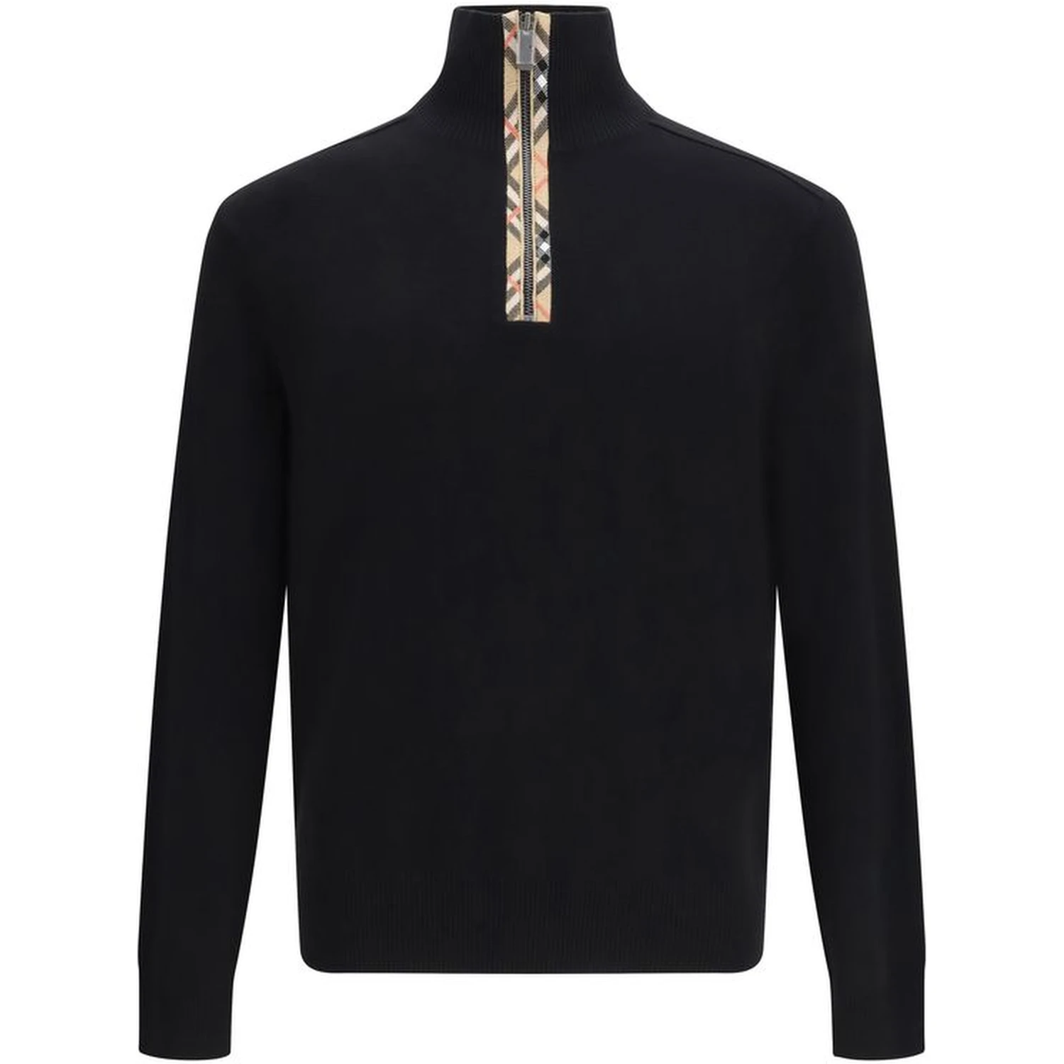 Black Wool Sweatshirt